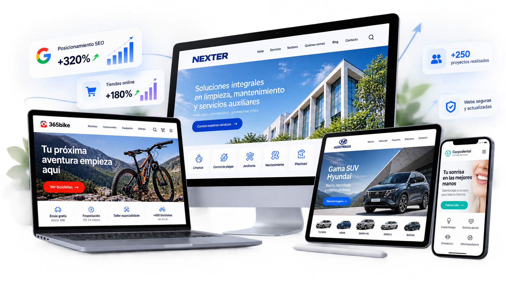 Diseño de páginas web y tiendas online en Ciudad Real por Solucionline